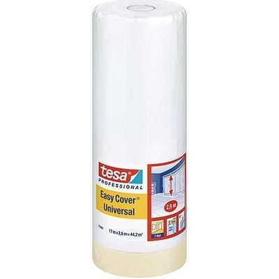 Fólia tesa® Pro Easy Cover® Universal, s páskou, 2600 mm, L-17 m, transparentná