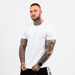 GymBeam Мъжка тениска TRN White XL