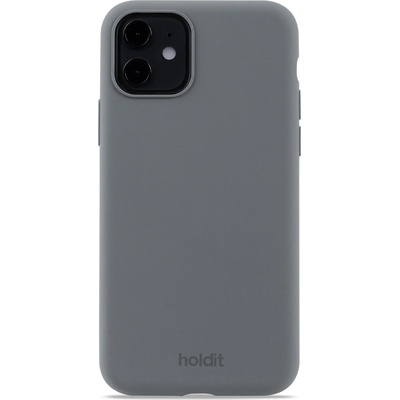 Holdit Гръб Holdit Silicone Case за iPhone 11 - Space Gray