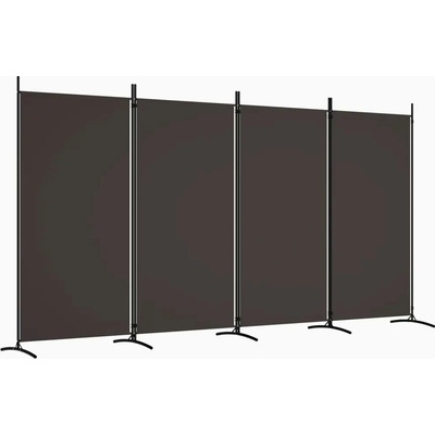 VidaXL 350263 Hnědá Paraván stěna 346 x 180 cm
