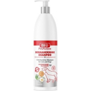 Bio PetActive Dermahexidine - антисептичен шампоан с хлорхексидин за кучета и котки 250 мл, Турция - 50318