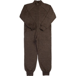 Joha Детски цял костюм Joha Kid's Jumpsuit with Zipper Overall - Dark Brown - размер 80 (704-6197-0212)