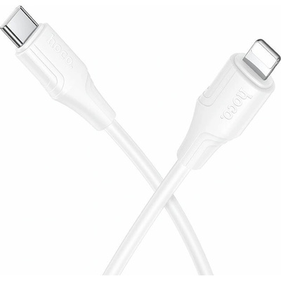 Hoco X124 Silikonový USB A na Lightning 27W 1m bílý