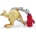 Metalmorphose Ключодържател Metalmorphose, Kangaroo with boxing glove (MTM277-01)