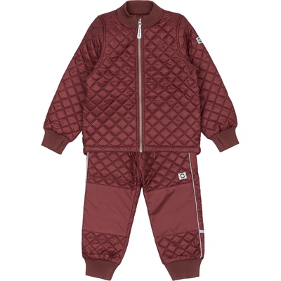 Mikk-Line dětský termo set bunda a kalhoty Adobe Rose