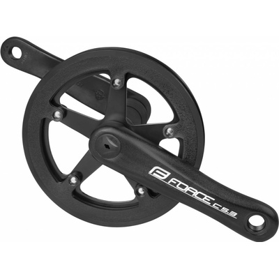 FORCE kľuky C5.3 Al 36z kryt 140mm, čierne