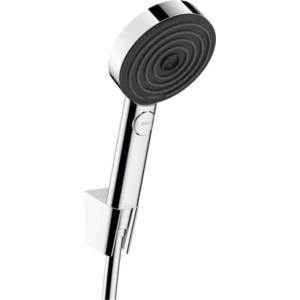Hansgrohe Pulsify Select - Душ комплект ръчен душ с 3 струи, държач и шлаух 160 cm, хром 24303000 (24303000)