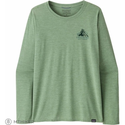 Patagonia L/S Cap Cool Daily Graphic Shirt Lands dámske tričko chouinard crest: ellwood green X Dye
