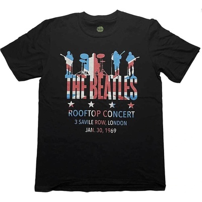 The Beatles Rooftop Flag Black M Риза (<![CDATA[BEATTEE461MB02]]>)