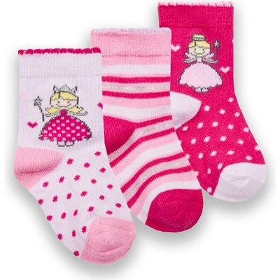 Cotton Rich Ponožky kojenecké dívčí víly B 3 páry – Sleviste.cz