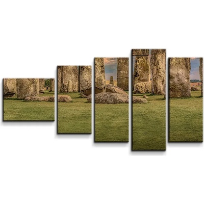 Sablio Obraz - 5-dílný Stonehenge - 100x60 cm
