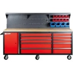 Holzmann Маса с перфорирани панелни и чекмеджета Holzmann WEWA2130 (9120058378553)