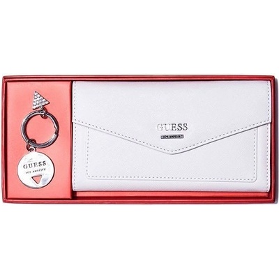 Guess peněženka Sullivan Gift Set bílý