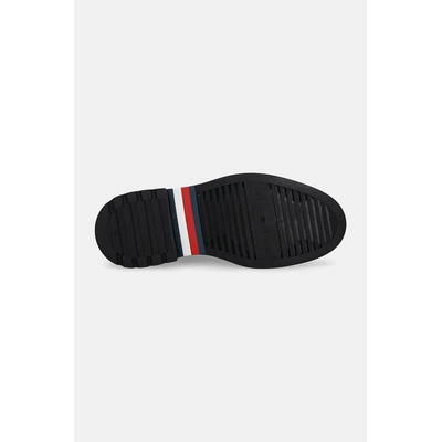 Tommy Hilfiger Кожени половинки обувки Tommy Hilfiger HILFIGER COMFORT LWT LTH M TOE B в черно FM0FM05264 (FM0FM05264)