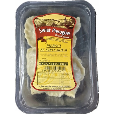 Svět knedlíků Pirohy se špenátem a sýrem Feta 300 g