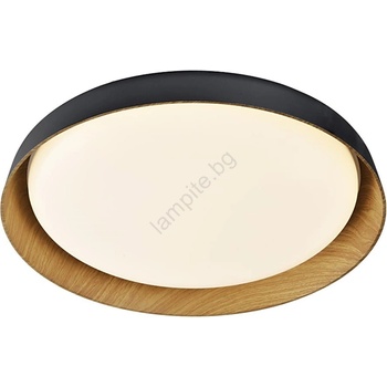 Top Light Top Light-LED Димируем плафон SATELLITE LED/36W/230V 3000-6500K черен + д. у (TP1822)