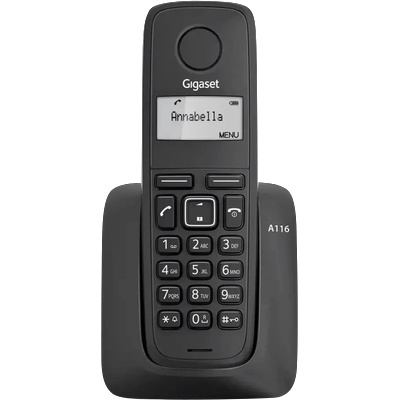 Gigaset Безжичен DECT телефон Gigaset A116 (B1015159)