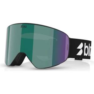 Bliz Ски маска Bliz Flow Cat. 3 VLT 13% Ski goggles - Matte Black / Brown With Green Multi - размер One Size (417-3952-0411)