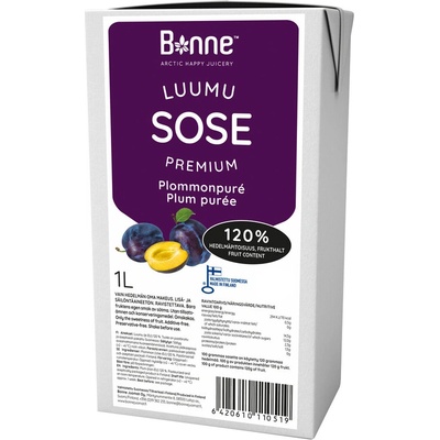 Bonne Ovocné pyré 120% švestka 1 l