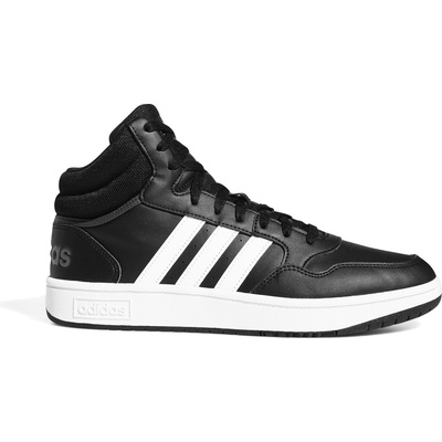 adidas Мъжки обувки Adidas Hoops 3.0 Mid Classic Vintage Shoes Mens - Black/White