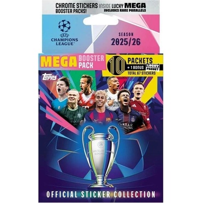 Topps Champions League stickers 2025 2026 mega eco pack