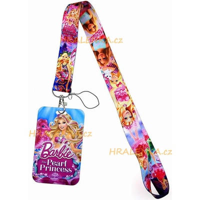 Šňůrka na krk 23559 s cedulkou na ID karty Barbie