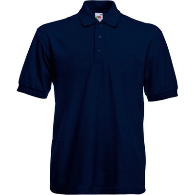 Fruit of the Loom polokošile Heavy 65/35 Pique Polo krátký rukáv COT-163204a3601 Navy deep