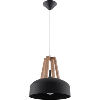 Sollux Висящо осветително тяло в черно и бежово Olla - Sollux (NL.0390)