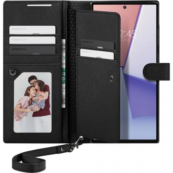 Image 1 of Spigen Калъф Spigen Wallet S Plus за Samsung Galaxy S23 Ultra - Черен