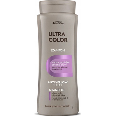 Joanna Ultra Color šampón pre strieborné odtiene blond vlasov 400 ml