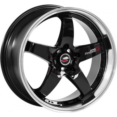 LENSO D1R 8x18 5x114,3 ET45 gloss black polished