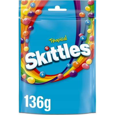 Skittles Tropické cukríky 136 g