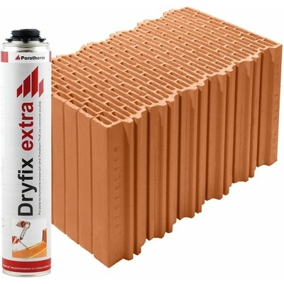 Wienerberger Porotherm 44 EKO+ Profi brúsená tehla Lepenie tehál: na lepiacu penu Dryfix (pena v cene)