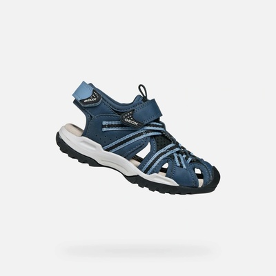 Geox chlapecké sandály Borealis G013443 Tmavě modrá
