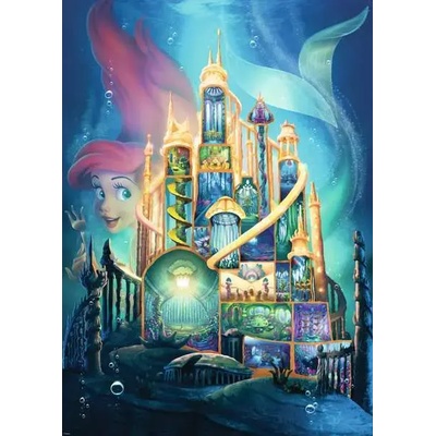 Ravensburger - Puzzle Disney Castle Collection: Ariele - 1 000 piese