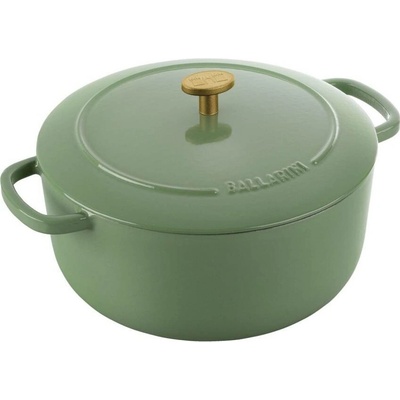 BALLARINI Litinový hrnec s poklicí BELLAMONTE 24 cm, 4,0 l, zelená