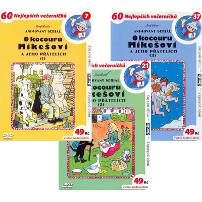 O kocouru Mikešovi 1-3 - kolekce 3x DVD