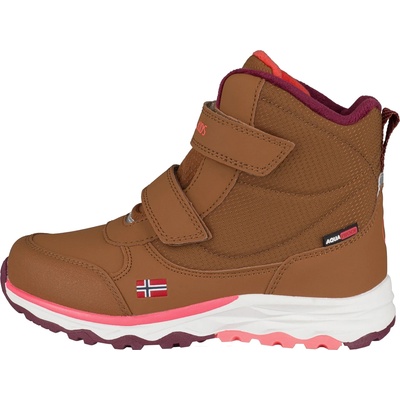 Trollkids Детски зимни ботуши Trollkids Kid's Hafjell Winter Boots - Caramel / Salmon / Redwood - размер 37 (EU) (702-1907-1520)