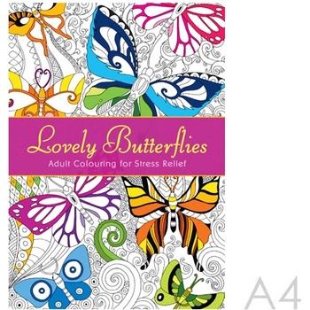 Antistresové omaľovánky pre dospelých Nádherné motýle