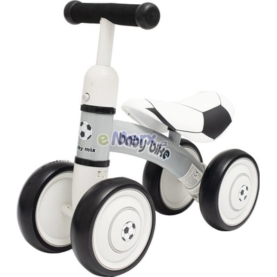 Baby Mix Baby Bike Černá bílá football