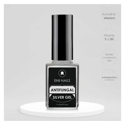 Enii Nails Antifungal protiplísňová péče na nehty silver gel 11 ml