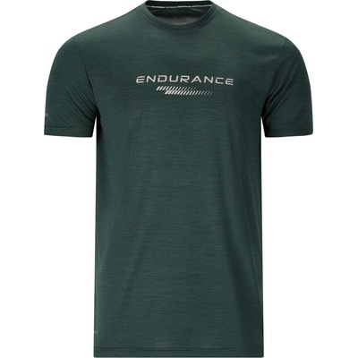 ENDURANCE Мъжка спортна тениска ENDURANCE Portofino S/S Performance Tee Sport shirt - Green Gables - размер XXL (016-8761-1815)