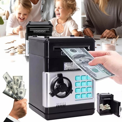 Kruzzel 23545 Elektronický trezor na PIN černá – Zboží Dáma