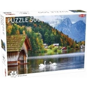 TACTIC Puzzles 500 Landscape: Swans on a Lake