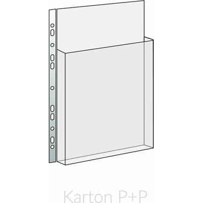 Karton P+P Průhledný obal na katalogy kapsa do 2/3
