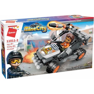 Qman Конструктор, Qman, MineCity, Бягство от картинг, 127 части (Q11011-2)