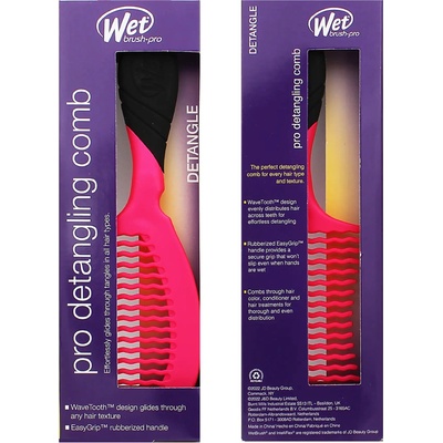 Wet Brush Pro Detangling Comb Pink – Zboží Dáma