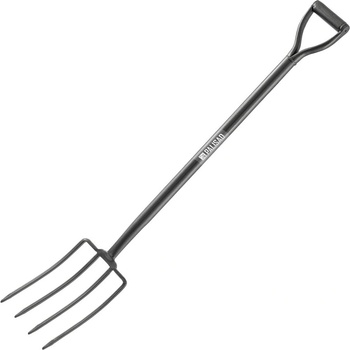 PALISAD Вила с 4 рога за сено, градинска, кована, 190х295х1150 мм, цялата метална// Palisad