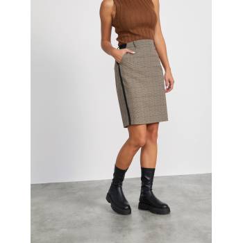 ZOOT. lab Светлосива дамска карирана пола с калъф METROOPOLIS by ZOOT. lab Fatima ZOOT. lab | Siv | ЖЕНИ | XS