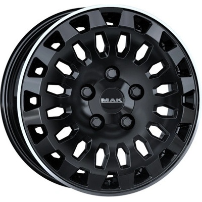 MAK OVERLAND 6,5x16 6x130 ET50 black mirror ring